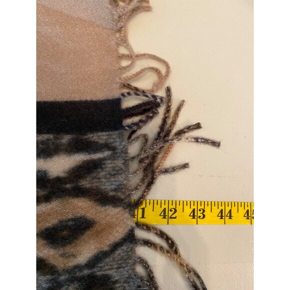 Do Everything In Love Animal Print Kimono Cardigan Fringe One Size - Picture 6 of 8